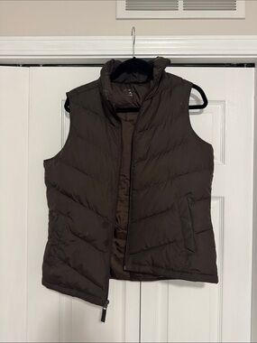 Lands End Brown Vest